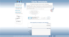 Desktop Screenshot of cartaintestata.iremat.it